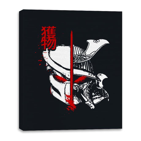 Samurai Prey - Canvas Wraps Canvas Wraps RIPT Apparel 16x20 / Black