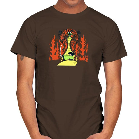 Samurai Princess Exclusive - Mens T-Shirts RIPT Apparel Small / Dark Chocolate