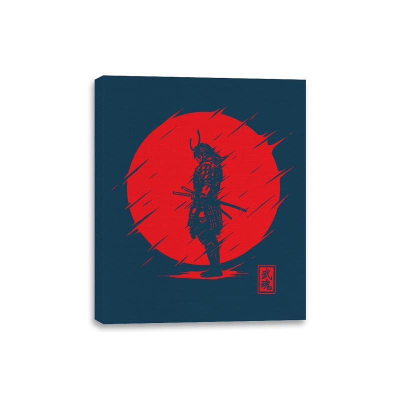 Samurai Spirit - Canvas Wraps Canvas Wraps RIPT Apparel 8x10 / Indigo