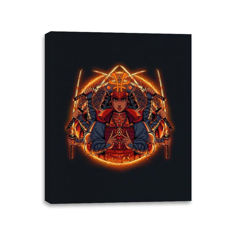 Samurai Strange - Canvas Wraps Canvas Wraps RIPT Apparel 11x14 / Black