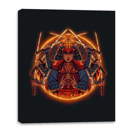 Samurai Strange - Canvas Wraps Canvas Wraps RIPT Apparel 16x20 / Black