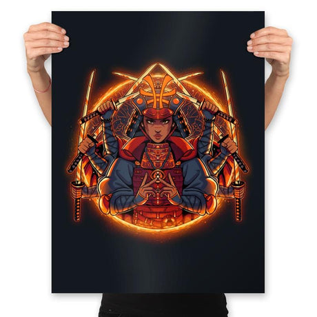 Samurai Strange - Prints Posters RIPT Apparel 18x24 / Black