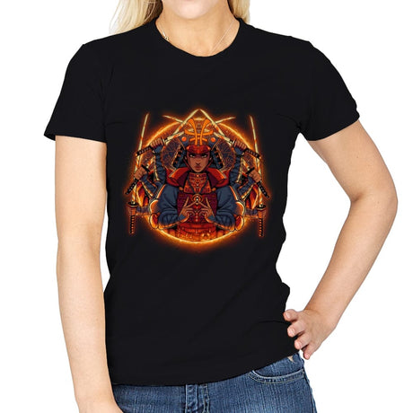 Samurai Strange - Womens T-Shirts RIPT Apparel Small / Black