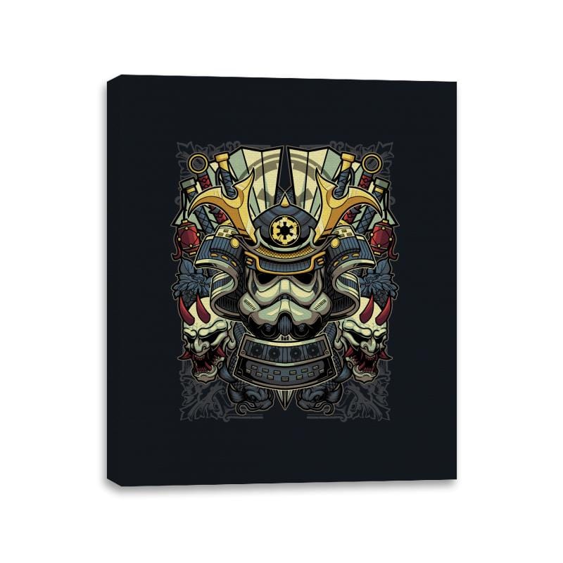 Samurai Trooper - Canvas Wraps Canvas Wraps RIPT Apparel 11x14 / Black