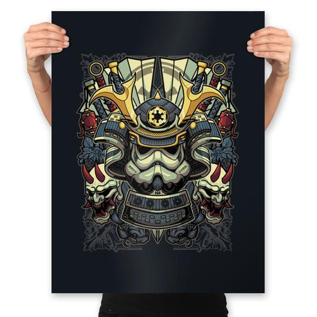 Samurai Trooper - Prints Posters RIPT Apparel 18x24 / Black