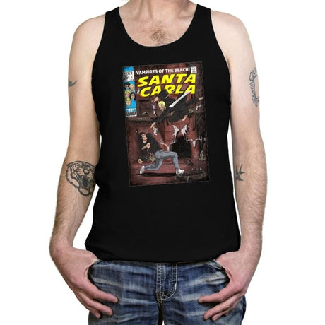 Santa Carla - Tanktop Tanktop RIPT Apparel X-Small / Black