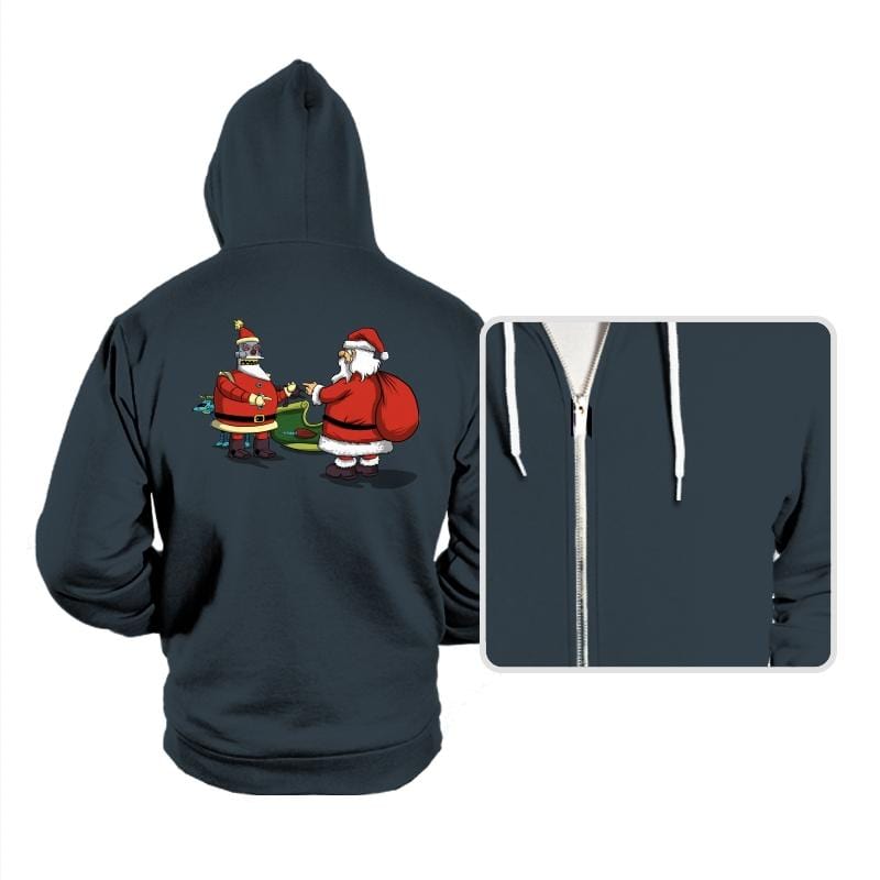 Santa Is That You? - Hoodies Hoodies RIPT Apparel Small / Dark Gray