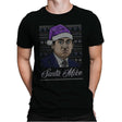 Santa Mike - Ugly Holiday - Mens Premium T-Shirts RIPT Apparel Small / Black