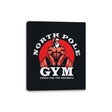 Santa's Gym - Canvas Wraps Canvas Wraps RIPT Apparel 8x10 / Black