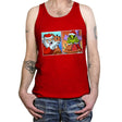 Santa Yelling - Tanktop Tanktop RIPT Apparel X-Small / Red