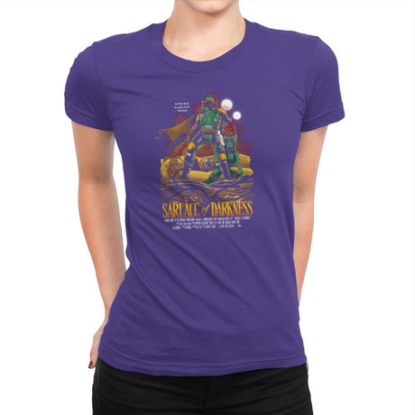 Sarlacc of Darkness Exclusive - Womens Premium T-Shirts RIPT Apparel Small / Purple Rush