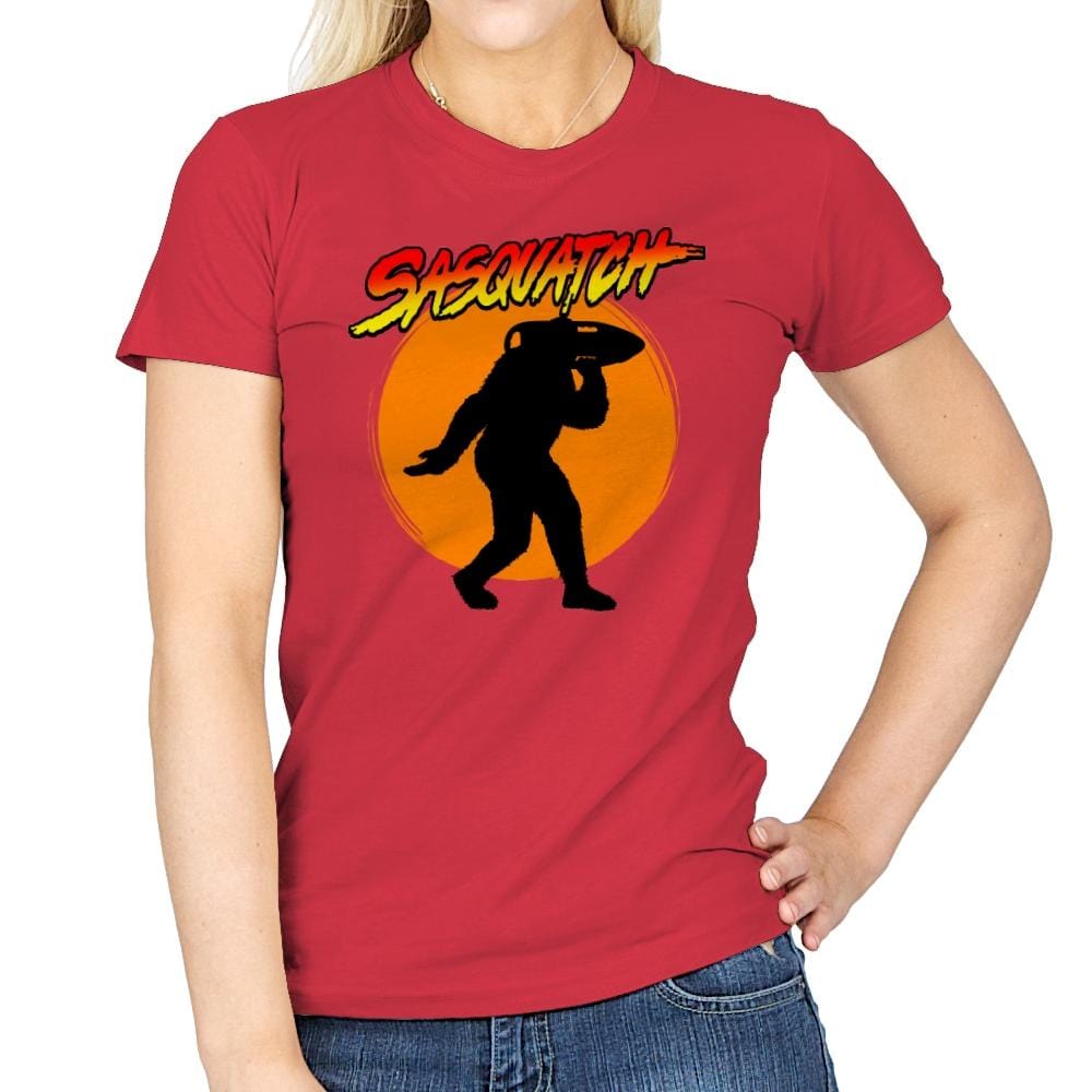 SasqWatch - Womens T-Shirts RIPT Apparel Small / Red