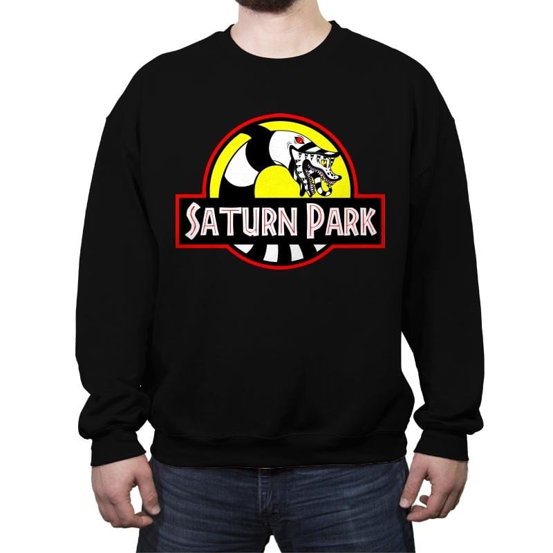 Saturn Park - Crew Neck Sweatshirt Crew Neck Sweatshirt RIPT Apparel Small / Black