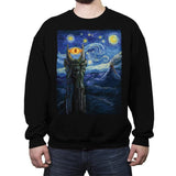 Sauron Van Gogh - Crew Neck Sweatshirt Crew Neck Sweatshirt RIPT Apparel