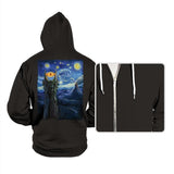 Sauron Van Gogh - Hoodies Hoodies RIPT Apparel Small / Black