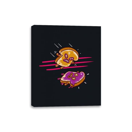 Savage PB vs Wild J - Canvas Wraps Canvas Wraps RIPT Apparel 8x10 / Black