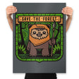 Save the Forest - Prints Posters RIPT Apparel 18x24 / Charcoal