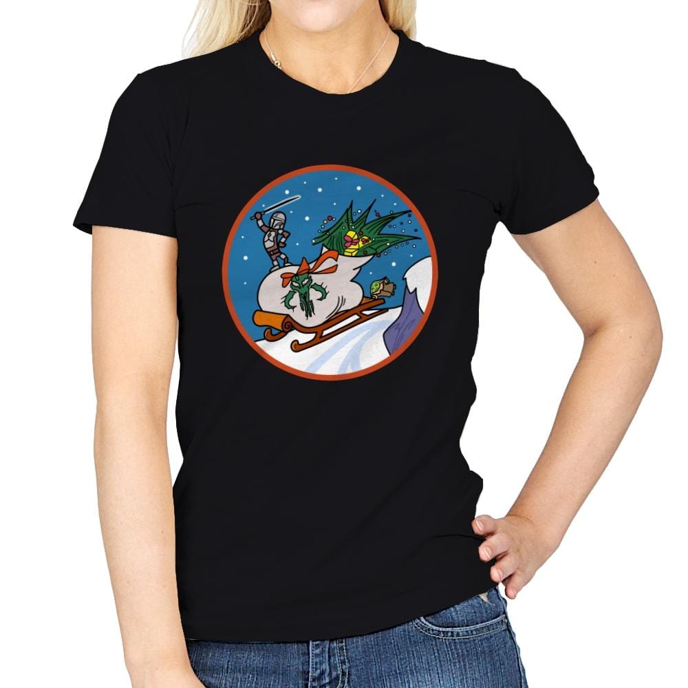 Saving Christmas  - Womens T-Shirts RIPT Apparel Small / Black