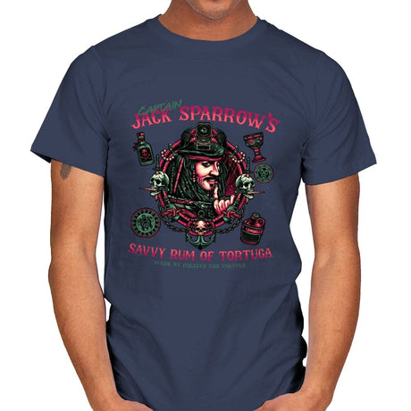 Savvy Rum - Mens T-Shirts RIPT Apparel Small / Navy