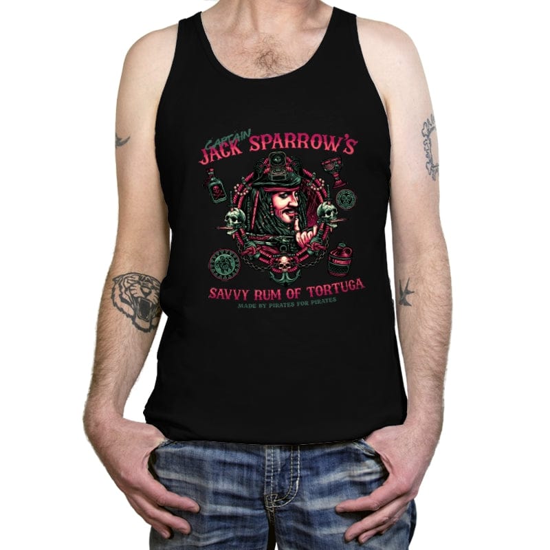 Savvy Rum - Tanktop Tanktop RIPT Apparel X-Small / Black