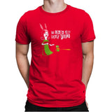 Say Hello to My Little Friend! Exclusive - Mens Premium T-Shirts RIPT Apparel Small / Red