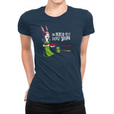 Say Hello to My Little Friend! Exclusive - Womens Premium T-Shirts RIPT Apparel Small / Midnight Navy