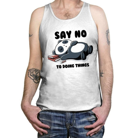 Say No - Tanktop Tanktop RIPT Apparel X-Small / White