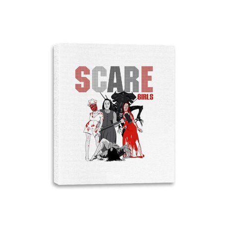 Scare Girls - Canvas Wraps Canvas Wraps RIPT Apparel 8x10 / White