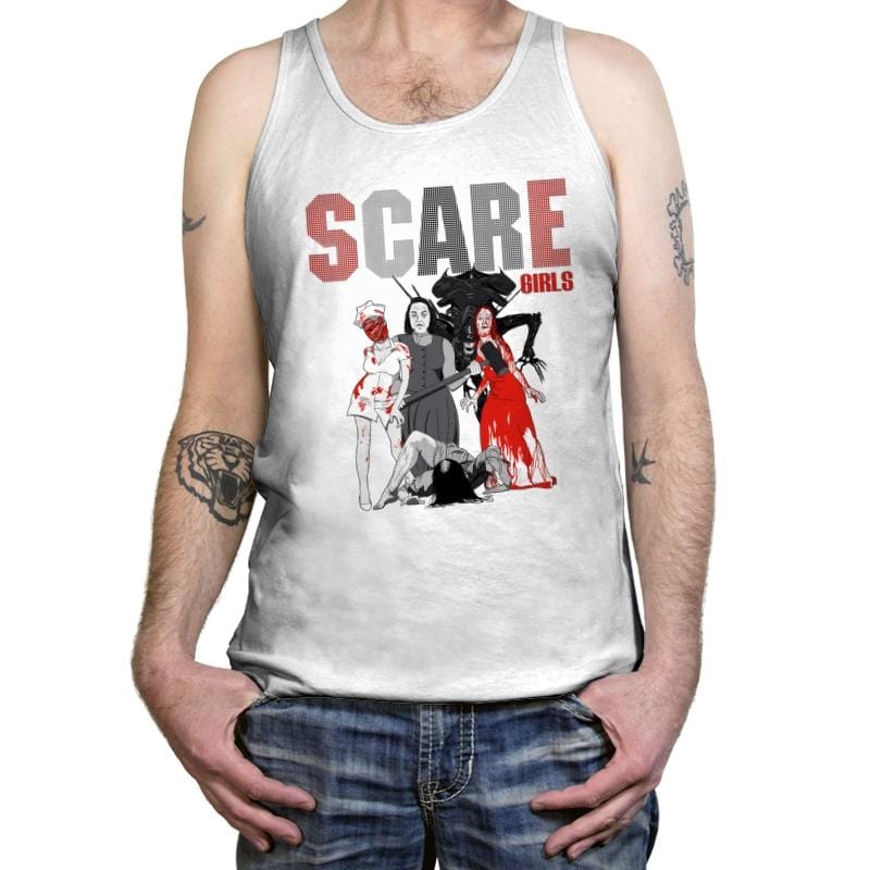 Scare Girls - Tanktop Tanktop RIPT Apparel X-Small / White