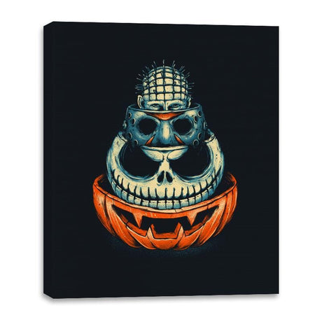 Scare Squad - Canvas Wraps Canvas Wraps RIPT Apparel 16x20 / Black