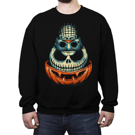 Scare Squad - Crew Neck Sweatshirt Crew Neck Sweatshirt RIPT Apparel Small / Black