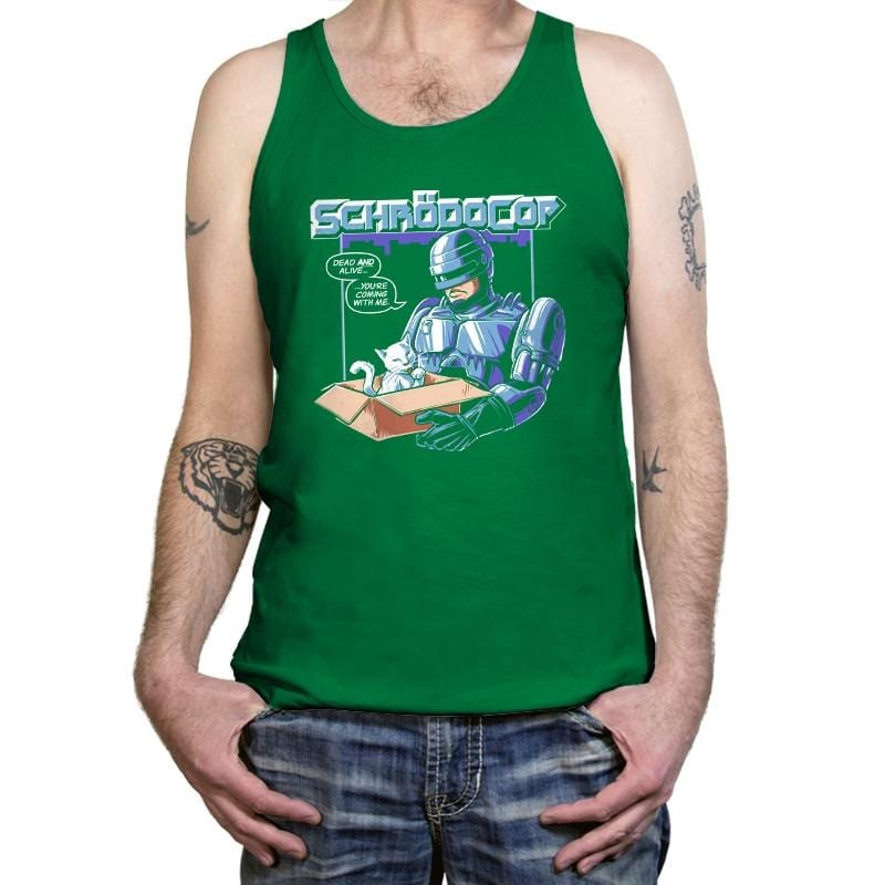 SchrödoCop Exclusive - Tanktop Tanktop RIPT Apparel X-Small / Kelly