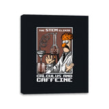 Science Puppet Coffee Lab - Canvas Wraps Canvas Wraps RIPT Apparel 11x14 / Black