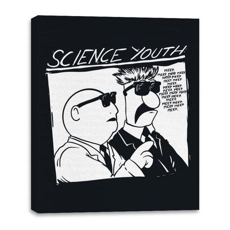 Science Youth - Canvas Wraps Canvas Wraps RIPT Apparel 16x20 / Black