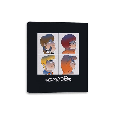 ScoobyDays - Canvas Wraps Canvas Wraps RIPT Apparel 8x10 / Black