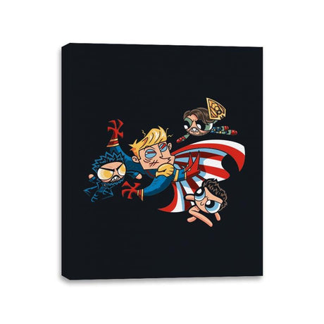 Scorchedpuff Boys - Canvas Wraps Canvas Wraps RIPT Apparel 11x14 / Black