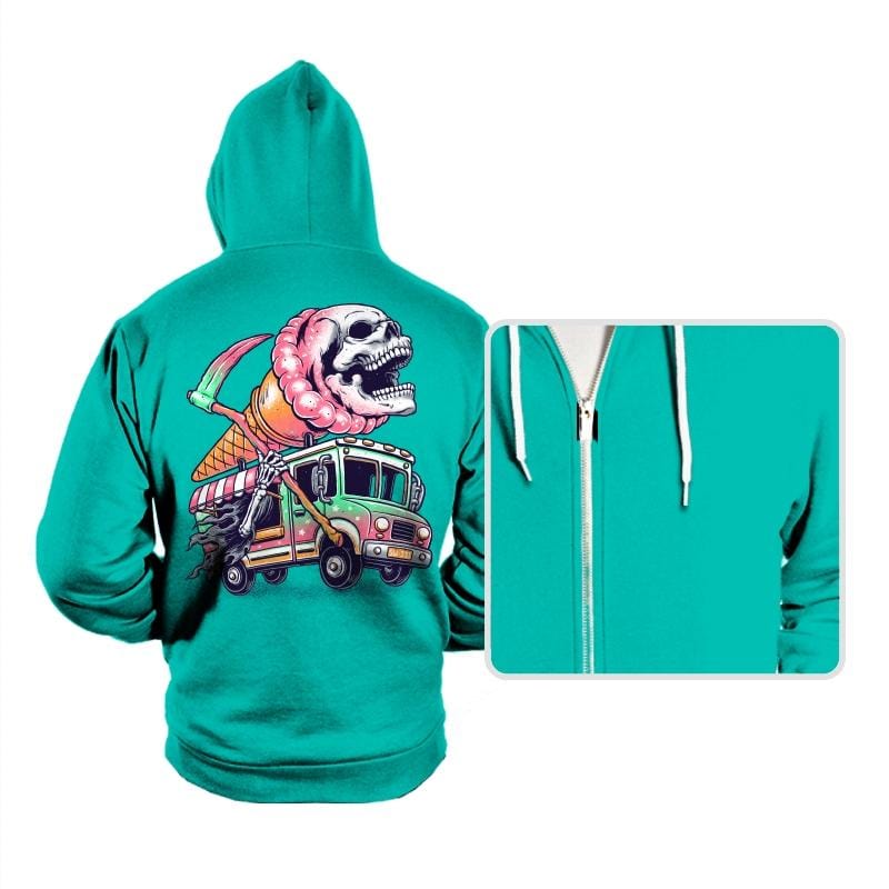 Scream for Ice Cream - Hoodies Hoodies RIPT Apparel Small / Teal