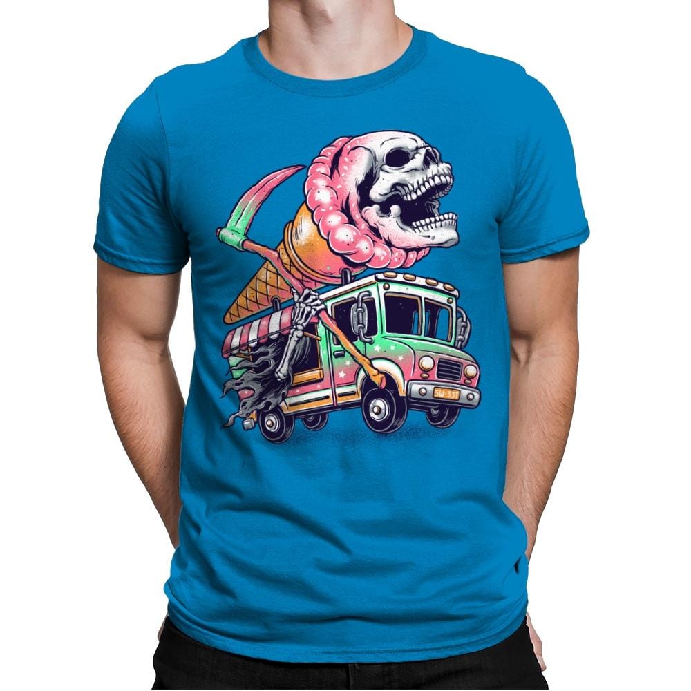 Scream for Ice Cream - Mens Premium T-Shirts RIPT Apparel Small / Turqouise