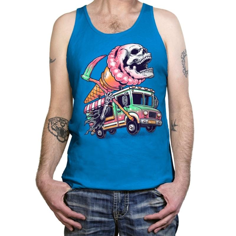 Scream for Ice Cream - Tanktop Tanktop RIPT Apparel X-Small / Teal