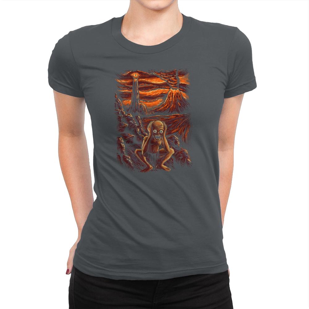 Scream In Modor - Pop Impressionism - Womens Premium T-Shirts RIPT Apparel Small / Heavy Metal