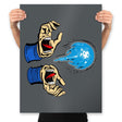 Screaming Hadouken - Prints Posters RIPT Apparel 18x24 / Charcoal