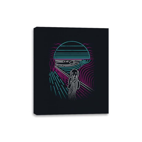 Screaming Neon - Canvas Wraps Canvas Wraps RIPT Apparel 8x10 / Black