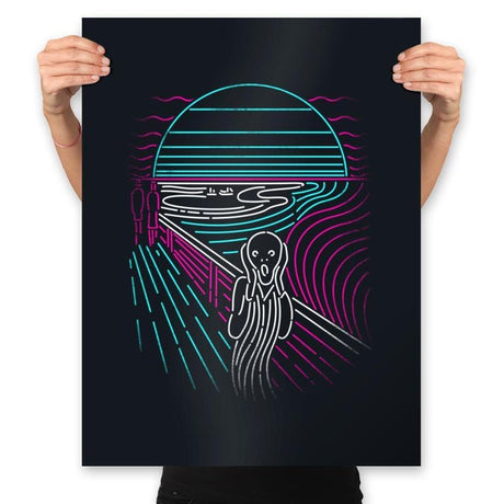 Screaming Neon - Prints Posters RIPT Apparel 18x24 / Black