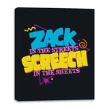 Screech in the Sheets - Canvas Wraps Canvas Wraps RIPT Apparel 16x20 / Black