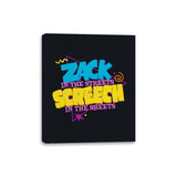 Screech in the Sheets - Canvas Wraps Canvas Wraps RIPT Apparel 8x10 / Black