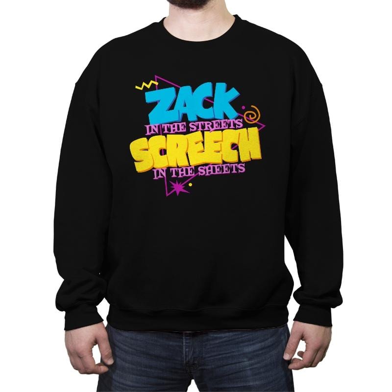 Screech in the Sheets - Crew Neck Sweatshirt Crew Neck Sweatshirt RIPT Apparel Small / Black