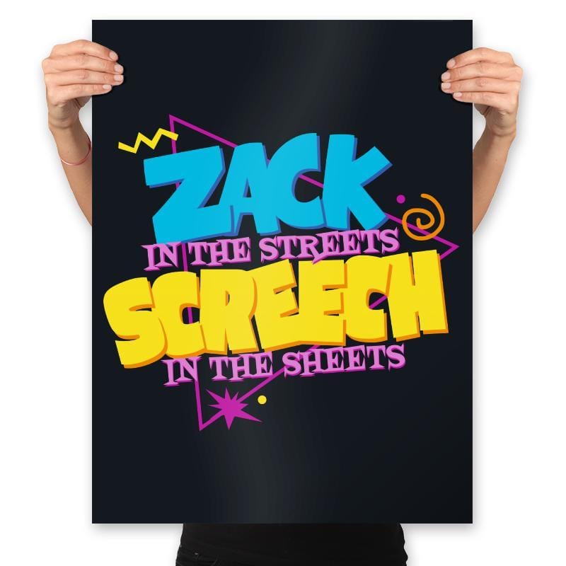 Screech in the Sheets - Prints Posters RIPT Apparel 18x24 / Black