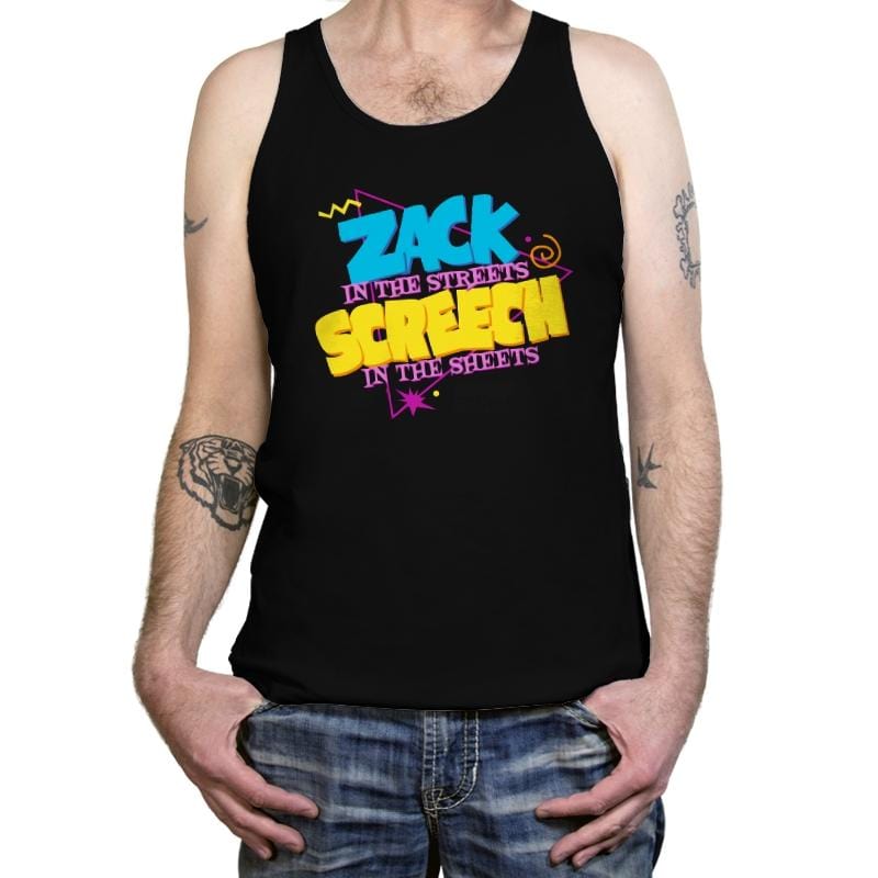 Screech in the Sheets - Tanktop Tanktop RIPT Apparel X-Small / Black