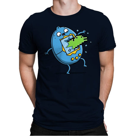 Screen Burster!  - Mens Premium T-Shirts RIPT Apparel Small / Midnight Navy