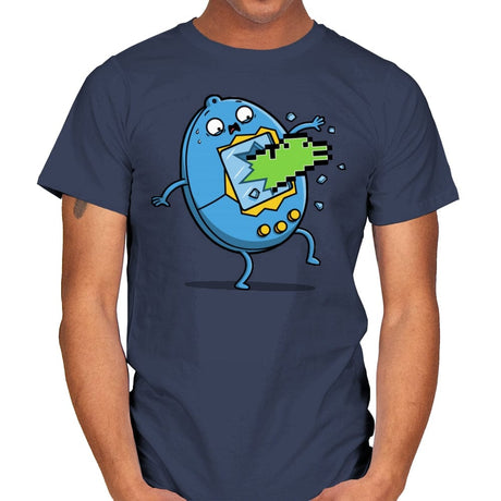 Screen Burster!  - Mens T-Shirts RIPT Apparel Small / Navy